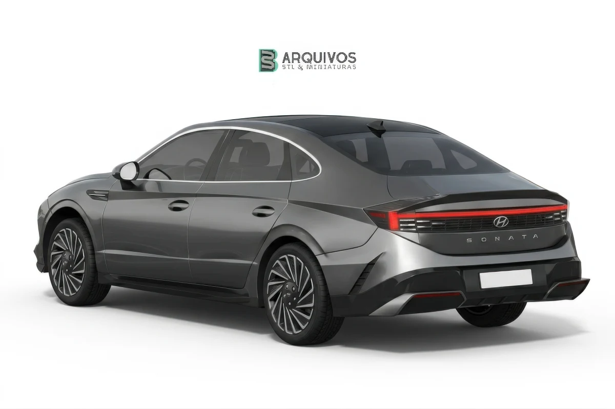 Modelo 3D STL - Hyundai Sonata 2024 — foto 5
